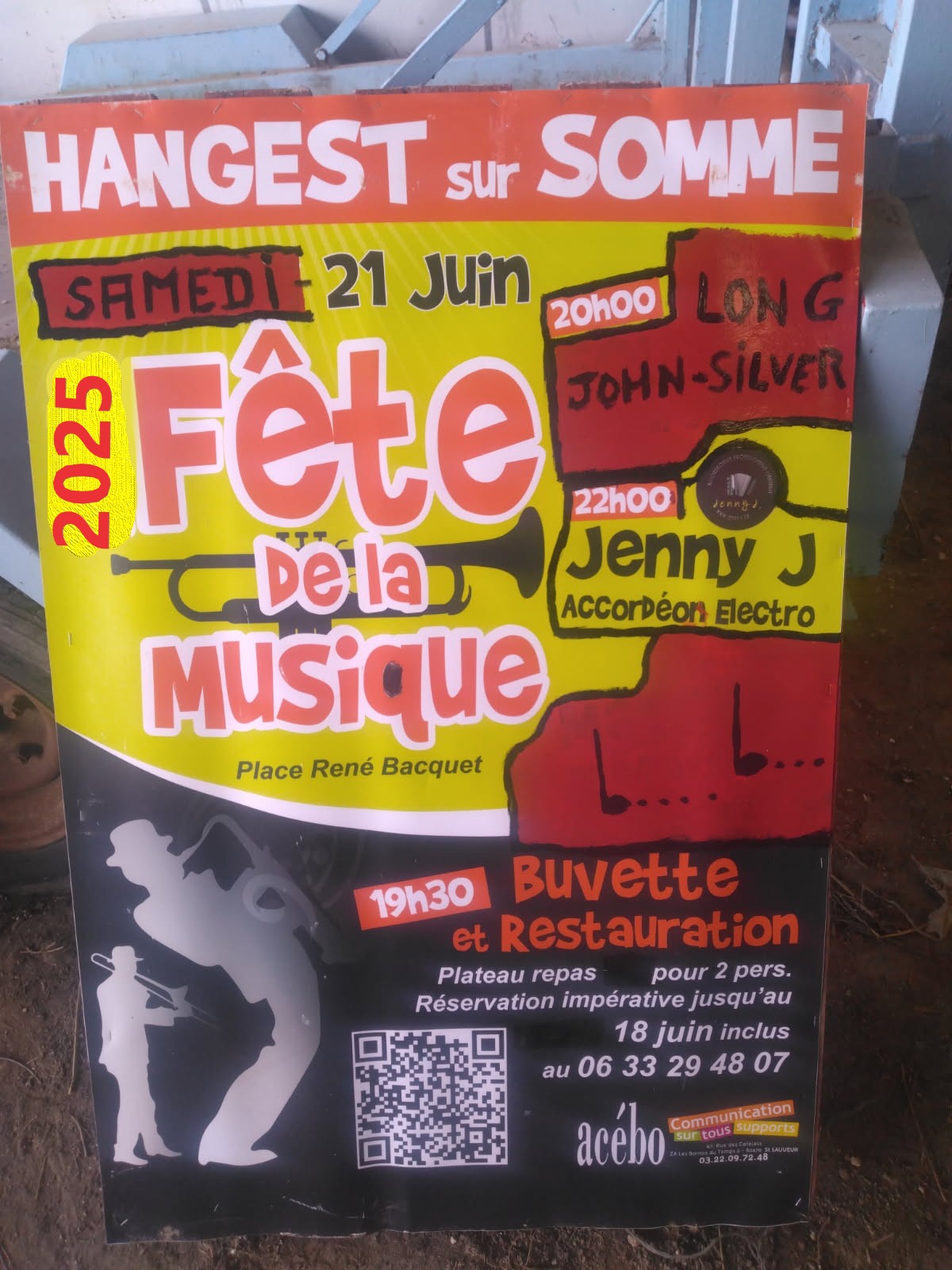 Lire la suite à propos de l’article Fête de la musique 2025 à Hangest sur Somme